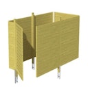 Vorschaubild Skan Holz Abstellraum C1 für Carports - Profilschalung