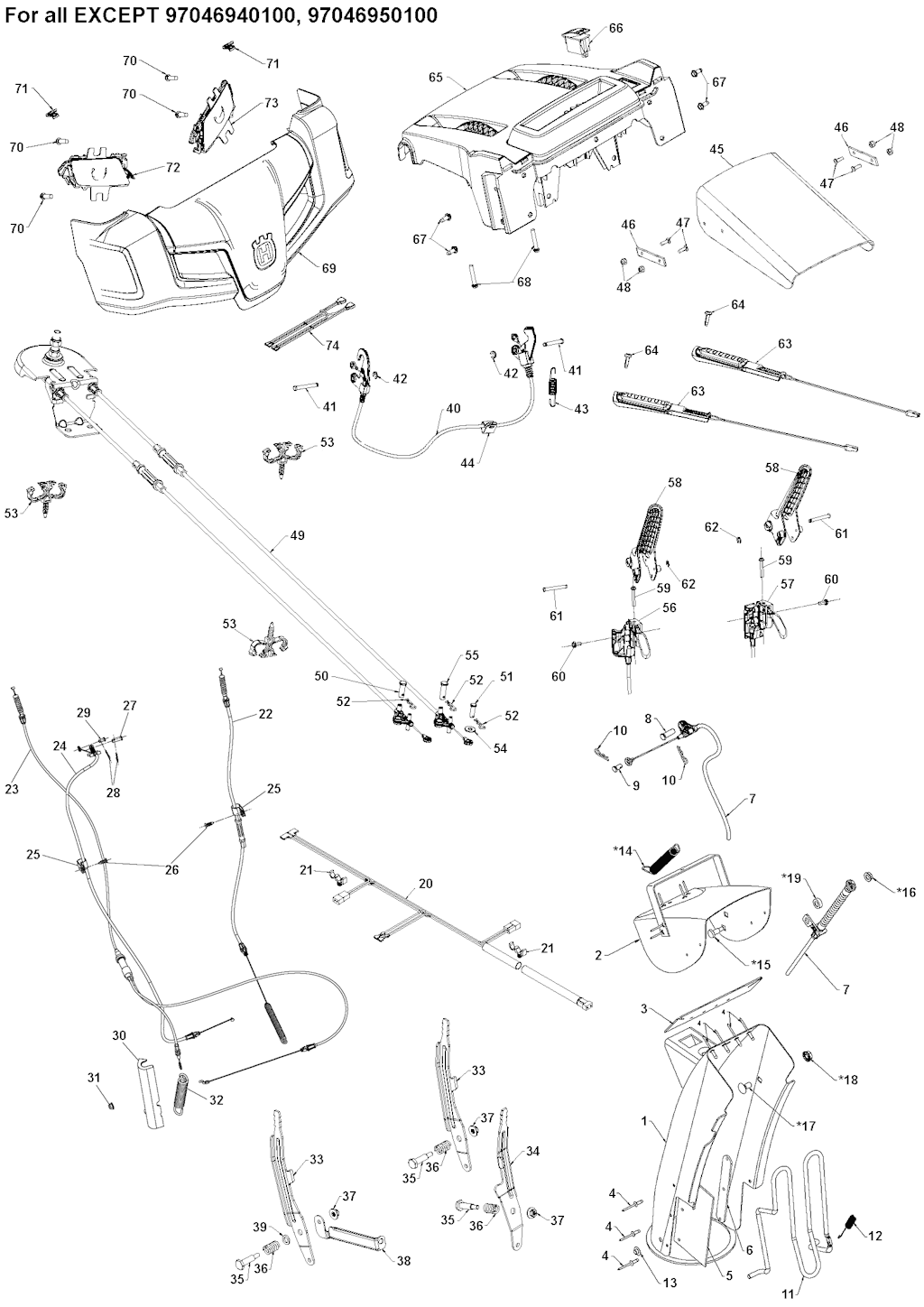 Explosionszeichnung Ersatzteile