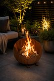 Badeko Feuerkugel ,,Aurora“ in EdelrostoptikZubehörbild