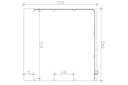 Vorschaubild Skan Holz Doppelcarport Friesland 546x555 cm inkl. Seiten- und Rückwand Set C