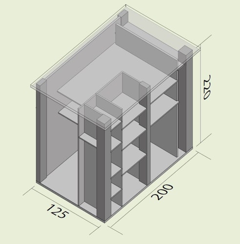 Weka Gartenschrank Geräteschrank Garten [Q] Kompakt
