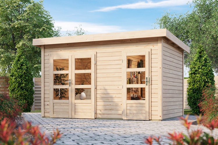 Karibu Woodfeeling Gartenhaus Tintrup - 28 mm