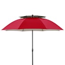 Vorschaubild doppler Strandschirm WINDPROFI 200 Manual, Aluminium Anthrazit / 100 % Polyester 80 g/m²
