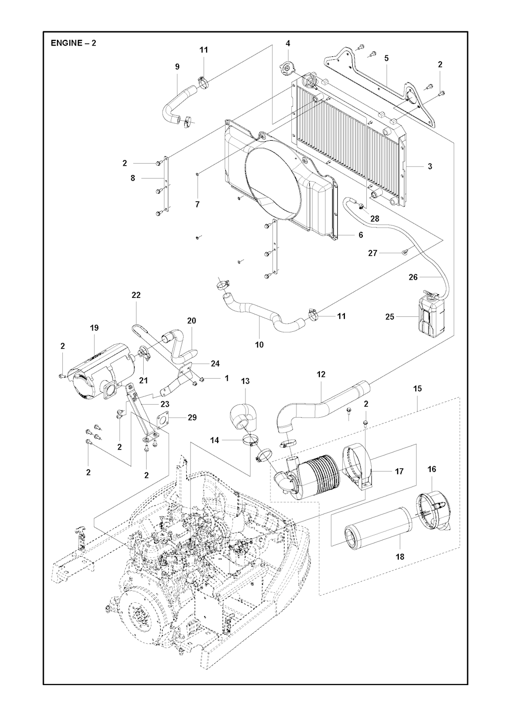 Explosionszeichnung Ersatzteile