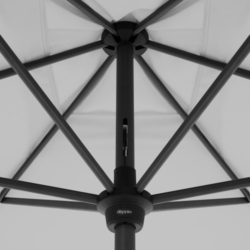 doppler Mittelmastschirm myZONE 300 x 200 Auto Tilt, Aluminium Anthrazit / 100 % Polyester 180 g/m²