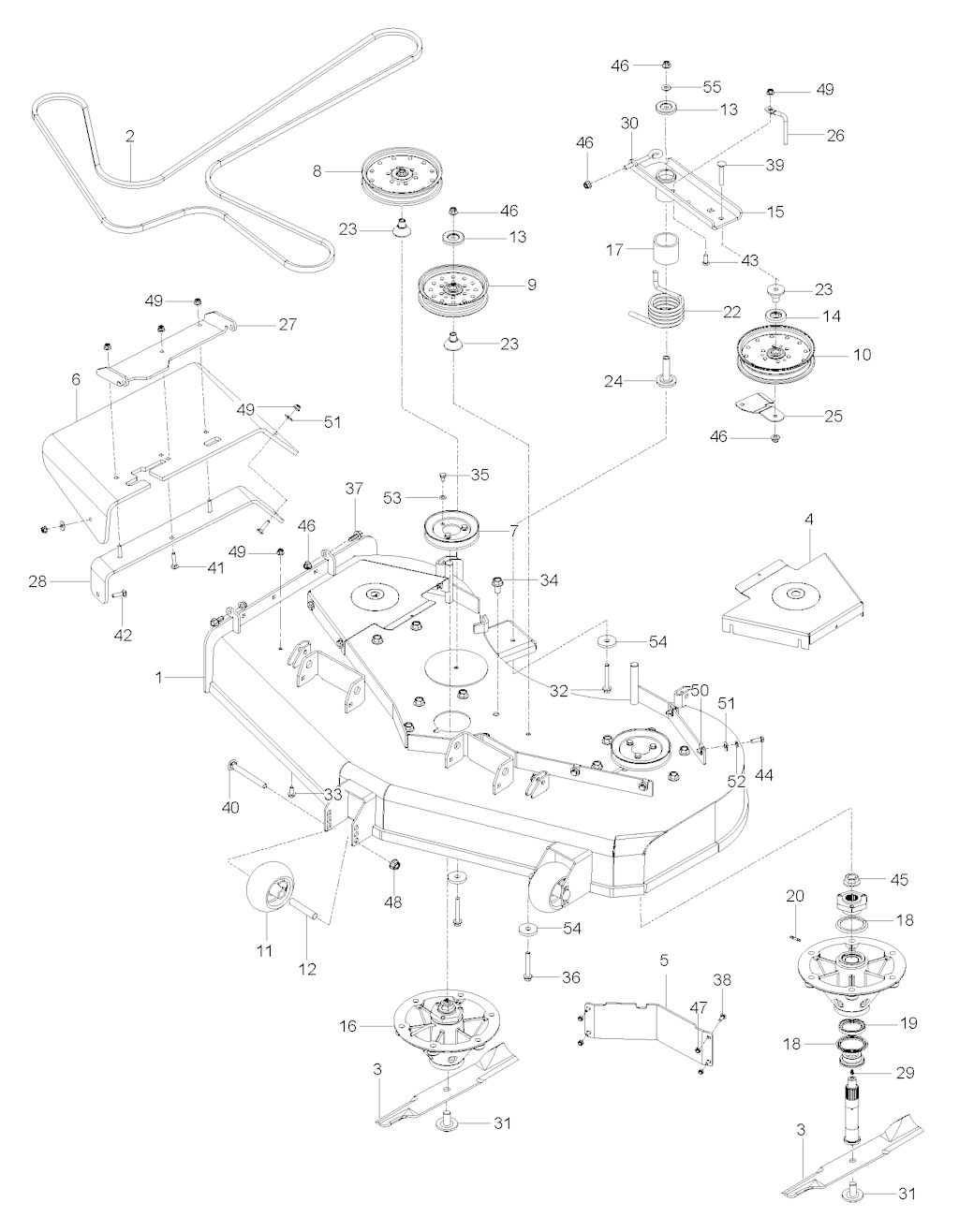 Explosionszeichnung Ersatzteile