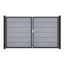 Vorschaubild GroJa BasicLine Premium Doppeltor Rahmen Aluminium Anthrazitgrau 3000 x 1800 mm