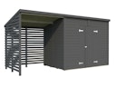 Vorschaubild Palmako Gerätehaus Leif 4,5 m² + 2,9 m² Anbau - 16 mm