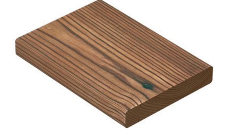 OSMO Terrassendiele Thermoholz Kiefer-geriffelt/glatt für SenoFix Befestigung 25 x 140 mm