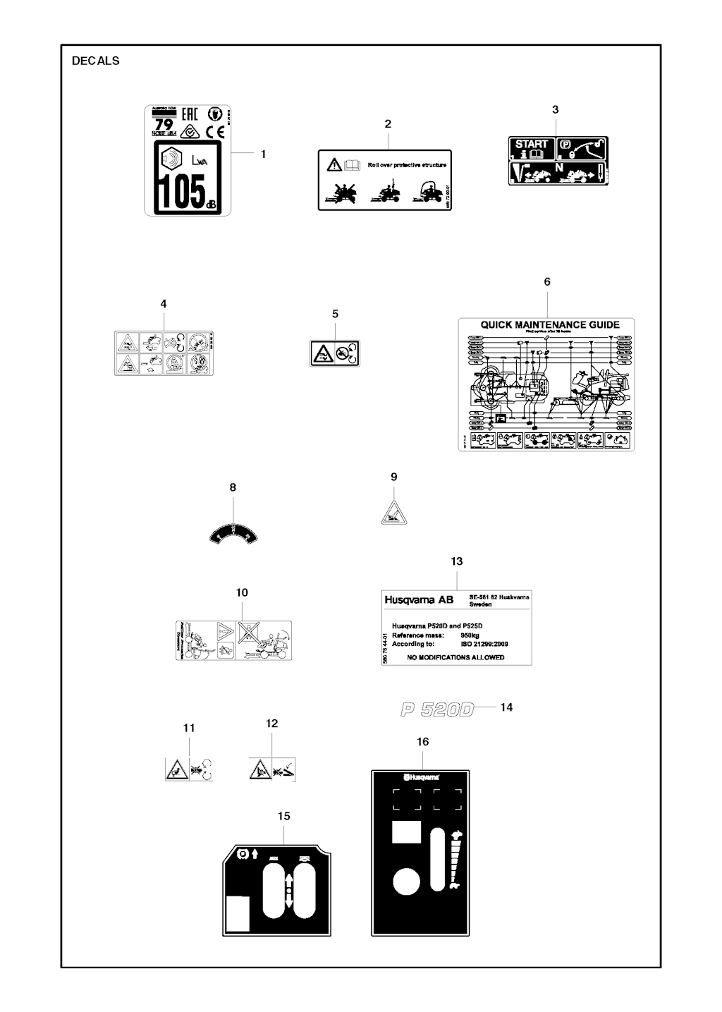 Explosionszeichnung Ersatzteile