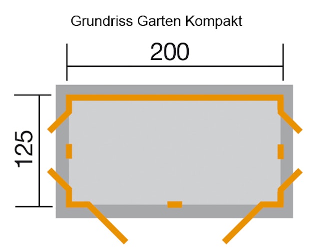 Weka Gartenschrank Geräteschrank Garten [Q] Kompakt