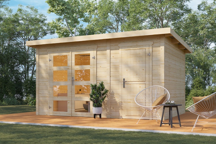 Wolff Finnhaus Gartenhaus Borge 3825 - 28 mm