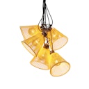 Vorschaubild Konstsmide Weihnachtsbeleuchtung  LED Partyketten Erweiterung, 10 Birnen, bernsteinfarben (2334-830)