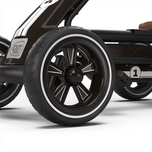 EXIT Foxy Gokart - mit Anhänger Espresso Schwarz