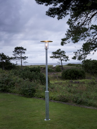 Konstsmide Standleuchte Mode, galvanisiert, klares Polycarbonatglas (663-320)