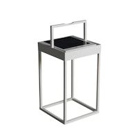 Konstsmide LED Solar/USB-Laterne Portofino, weiss, dimmbar (7815-250)