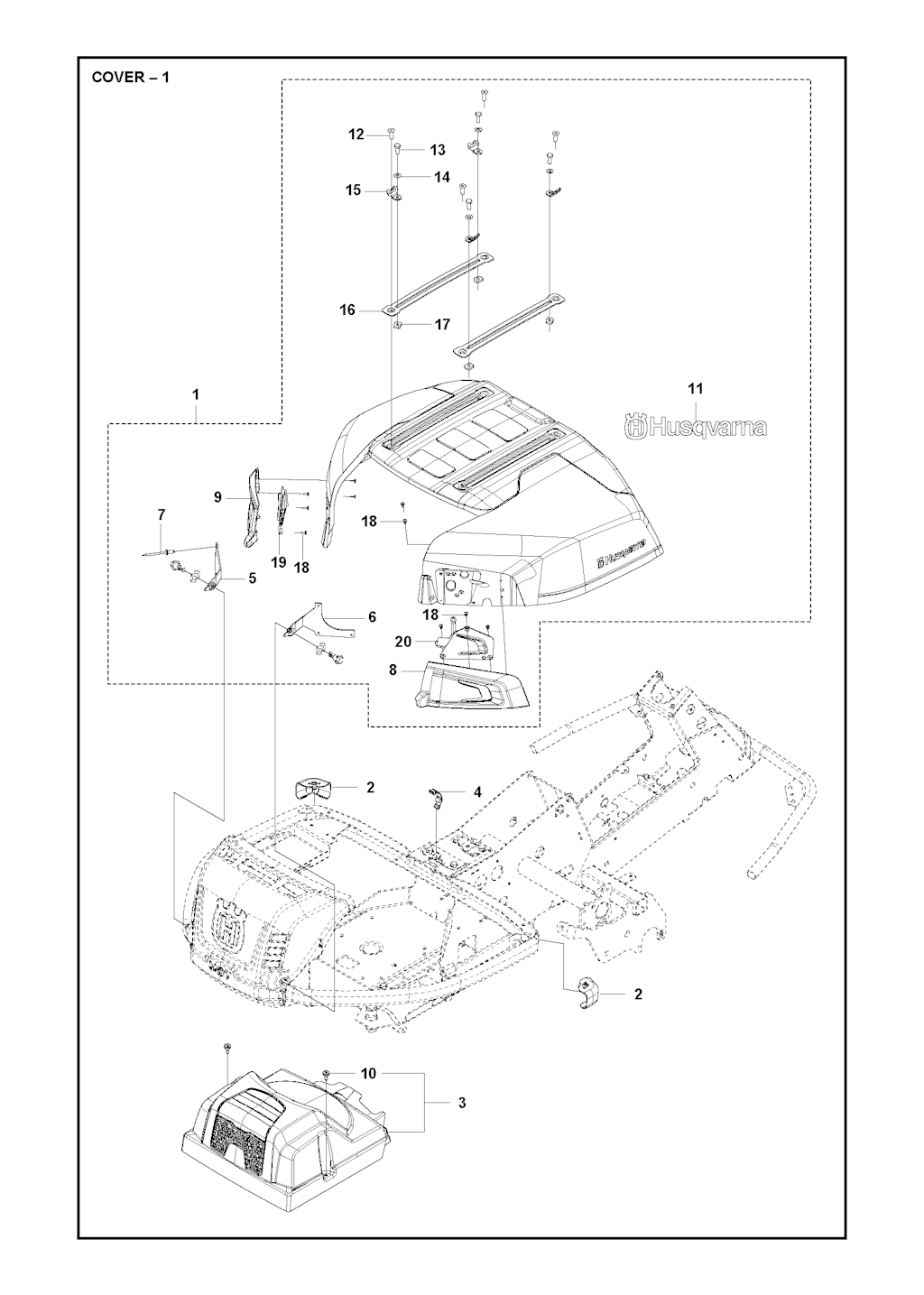Explosionszeichnung Ersatzteile