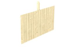 Skan Holz Rückwand für Leimholz Einzel- Carports - DeckelschalungZubehörbild