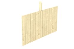 Skan Holz Rückwand für Leimholz Einzel- Carports - Deckelschalung