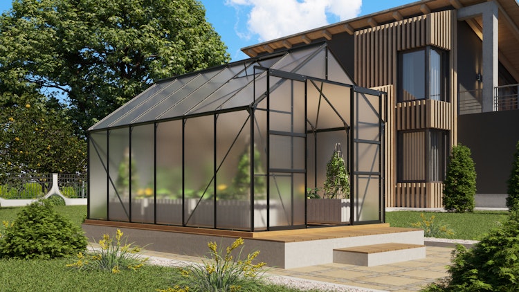 Vitavia Gewächshaus Mars 9900 inkl. 2 Dachfenstern - 9,9 m²