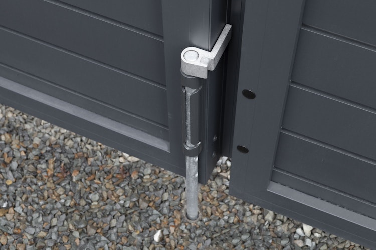 dz VIDUAL Swing Einzeltor Comp-Co WPC 280 x 20 mm Steckprofil