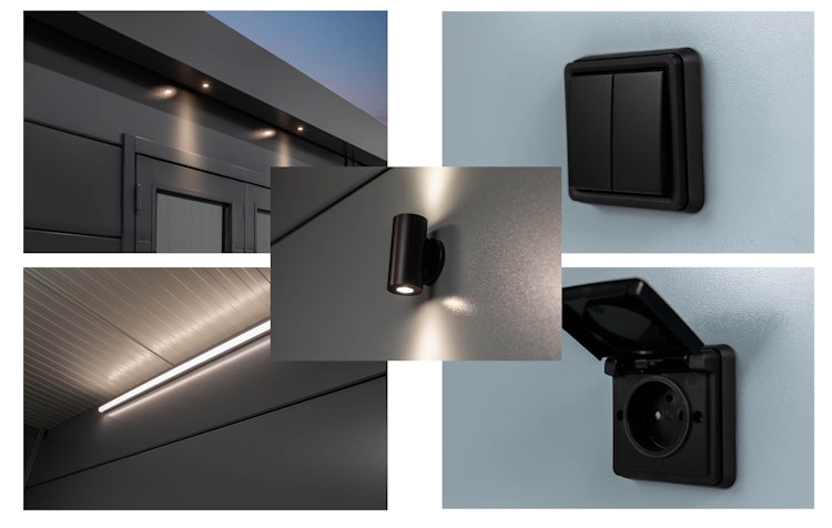 Telluria Strom Kit für Häuser mit Lounge-Anbau XL (nur in Verbindung mit Innenwandpaket montierbar)