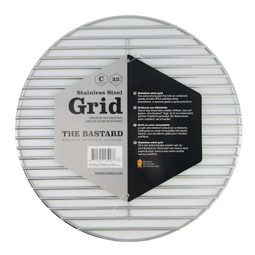 The Bastard Grillrost Edelstahl COMPACT 34 cm