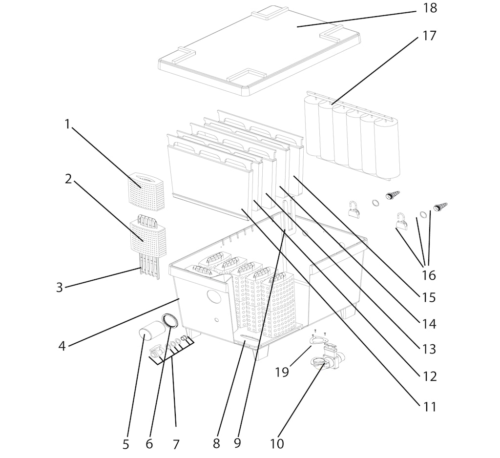 Explosionszeichnung Ersatzteile