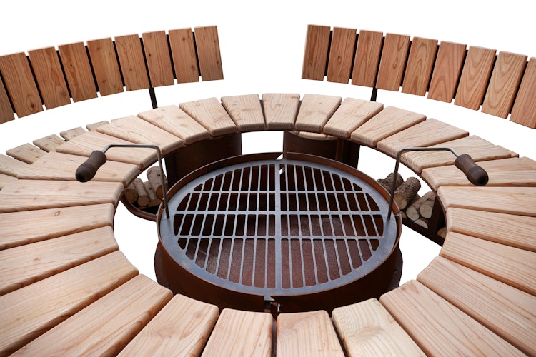 Badeko Grill-/Feuerstelle „Freiburg Deluxe“ in Edelrostoptik