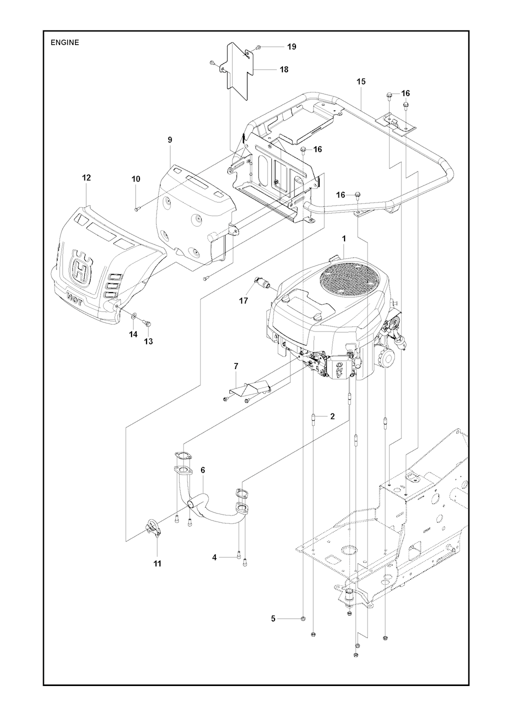 Explosionszeichnung Ersatzteile