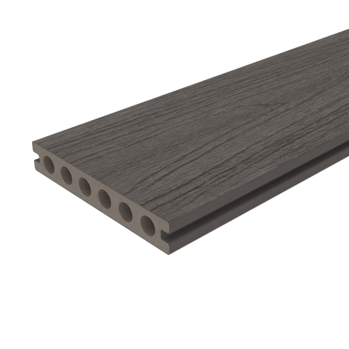 NewTechWood Deluxe Vintage WPC-Terrassendiele Hohlkammer Silver Gray  23 x 138 mm