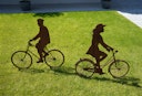 Vorschaubild Badeko Deko-Fahrradfahrer „Gustav“ in Edelrostoptik