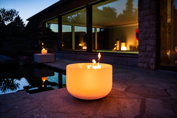 QFlame Glasfeuerschale Pure