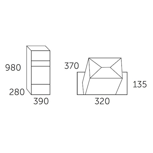 ALLUX 800 Paket-Briefkasten