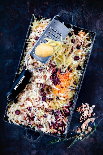 Microplane Reibe Sehr Grob GOURMET Schwarz