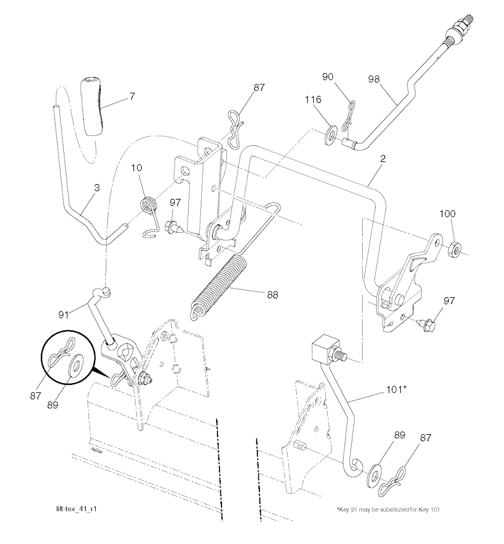 Explosionszeichnung Ersatzteile