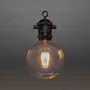 Vorschaubild Konstsmide Weihnachtsbeleuchtung  LED globe Party Lichterkette retro schwarz