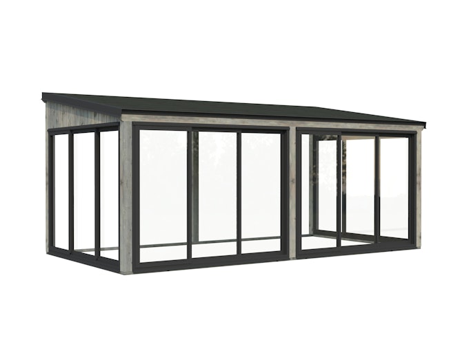 Palmako Glashaus Lumi 16,2 m² (Wintergartenanbau) - Slide