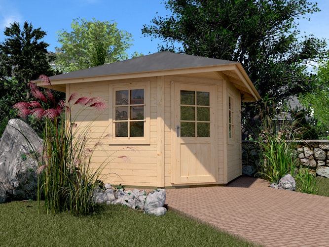 Weka 28 mm Gartenhaus 149 5-Eck