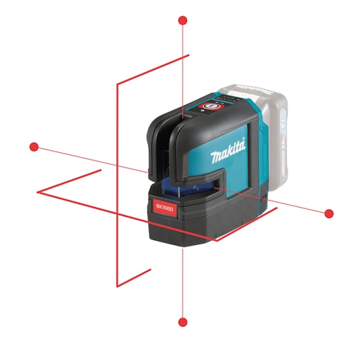 Makita Akku-Kreuzlinienlaser SK106DZ