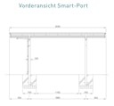 Vorschaubild Ximax Carport Smart Port Typ 60 Mini 253 x 209 cm