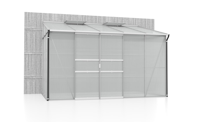 Vitavia Gewächshaus Osiris/Ida 6500 inkl. 2 Dachfenstern - 6,5 m²