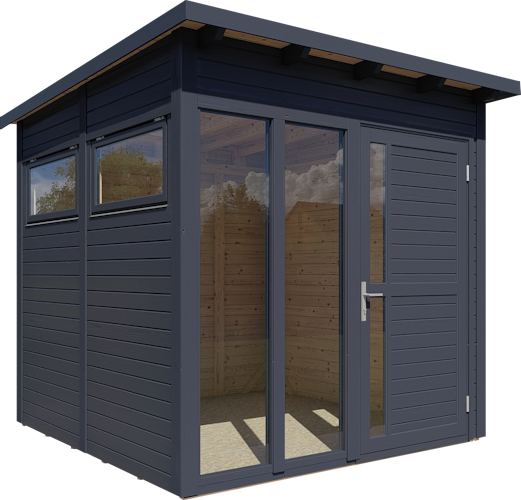 Bertilo Gartenhaus Pentus 2 Office - 19 mm