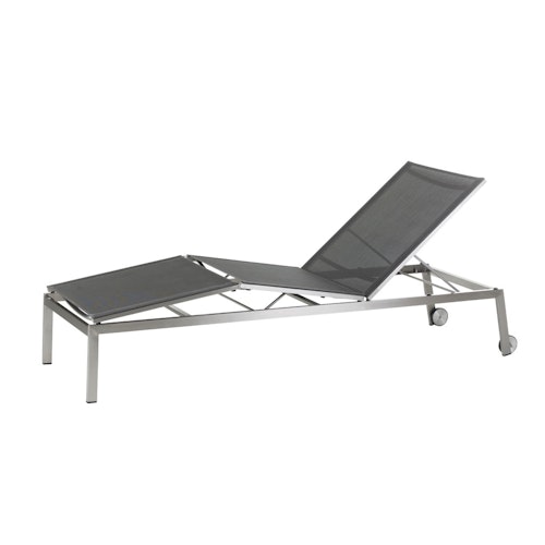 Diamond Garden Liege MONACO 45 cm hoch, Edelstahl gebürstet / DiGaLan