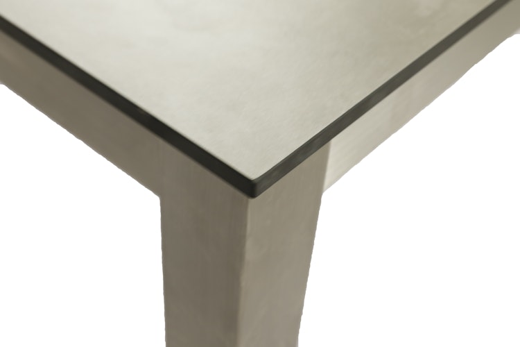 Garden Pleasure Tisch SIENNA 158 x 90 cm, Edelstahl / HPL Betonoptik