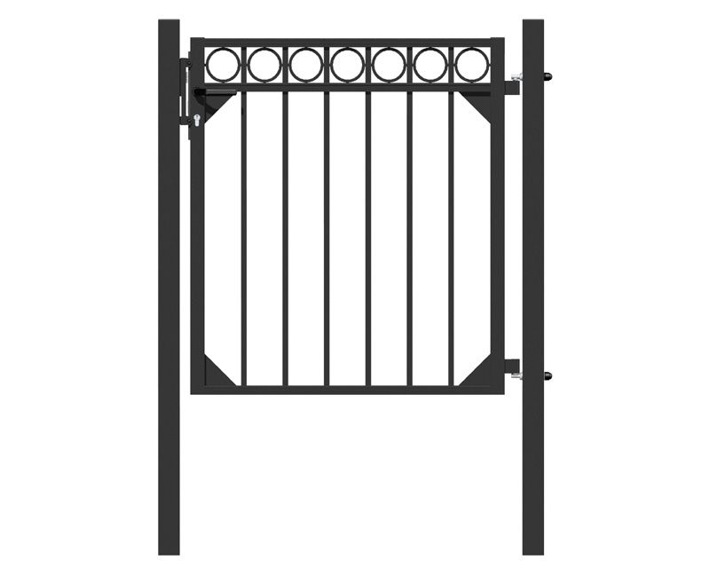 Alberts® Zaunsystem Circle Einzeltor - ohne Torpfosten