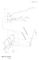 Husqvarna Zubehör für Aufsitzmäher 965070901 Schneeräumschild 120 cm