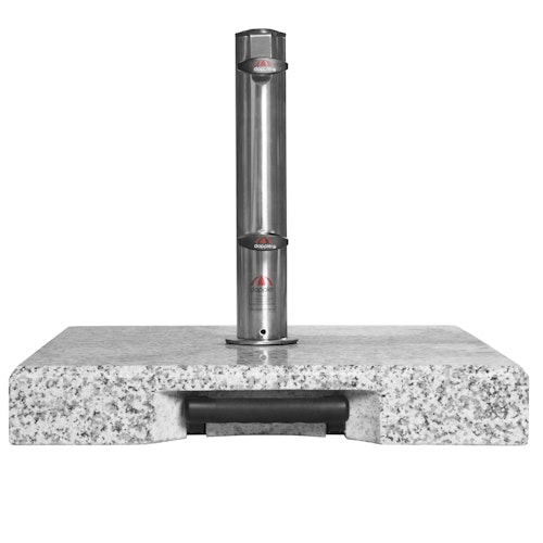 doppler Granitsockel ACTIVE Trolley 30 kg, Hellgrau