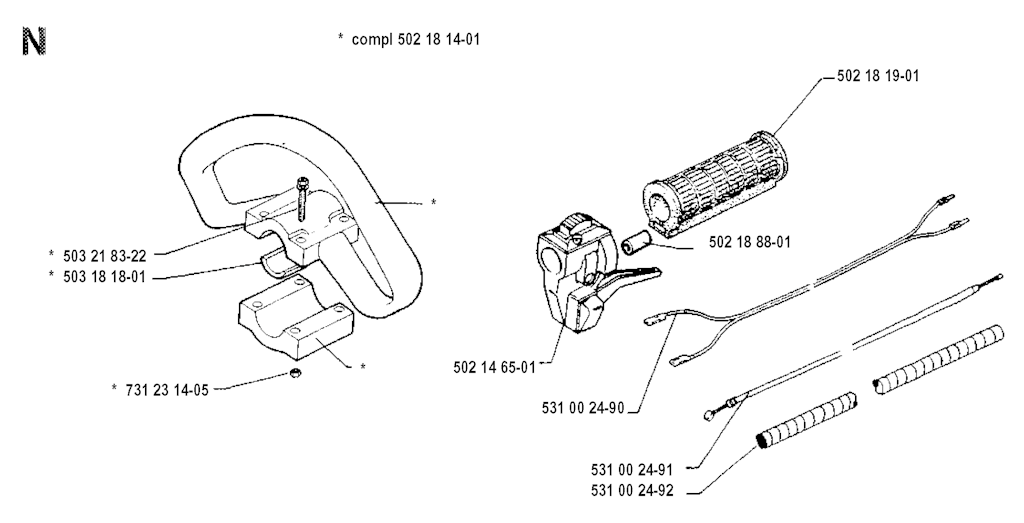 Explosionszeichnung Ersatzteile