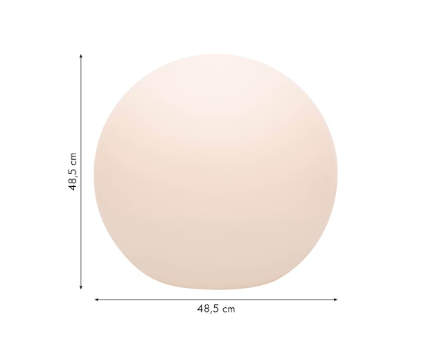 8 seasons design LED-Kugelleuchte Shining Globe (WW), verschiedene Größen und Farben